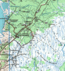 Топографическая карта окрестностей пос. Таежное. Посмотрите,сколько в округе "сараев". Вот в них и несли службу наши родители.